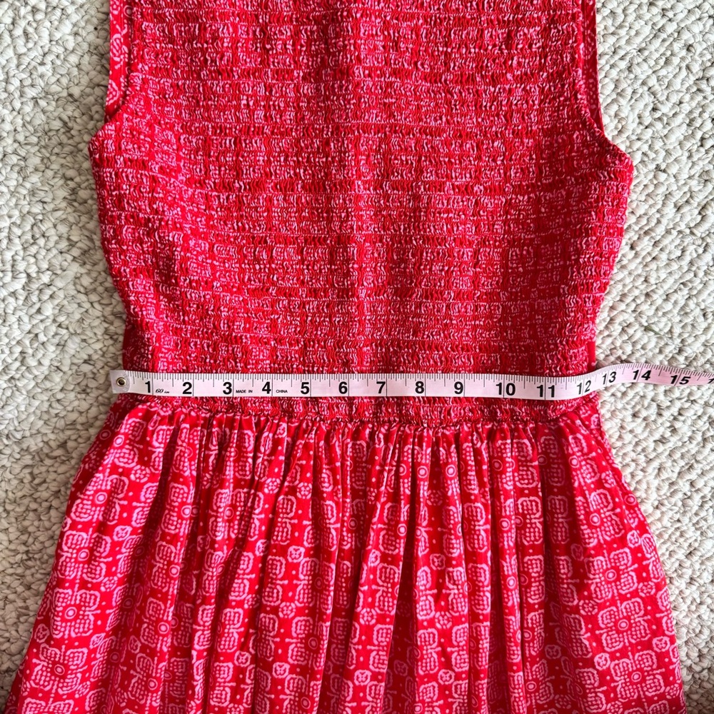 J.Crew Factory Smocked Boatneck Midi Dress Size XS - Picture 15 of 16